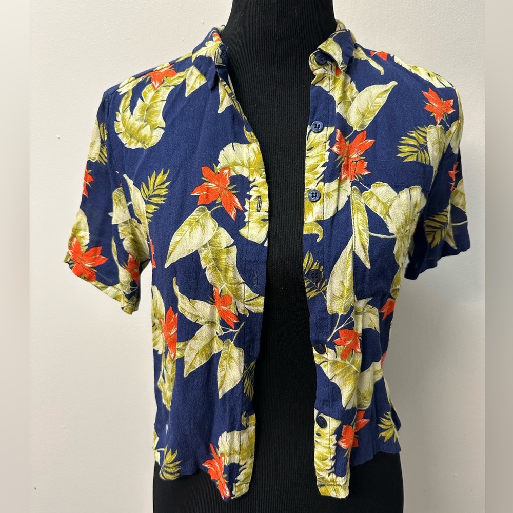 Forever 21 Floral Button-up